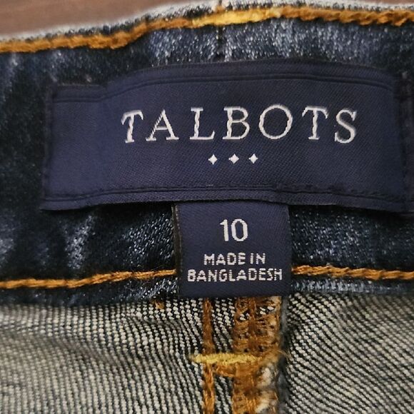 Talbots Dark Blue Jean Shorts - Picture 2 of 5